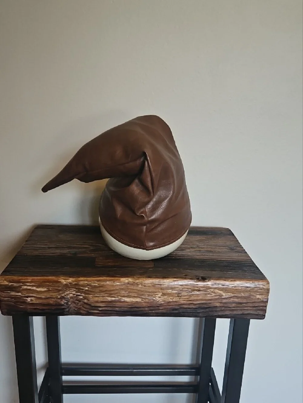 Fall Gnome Figurine with Brown Hat and Harvest Basket